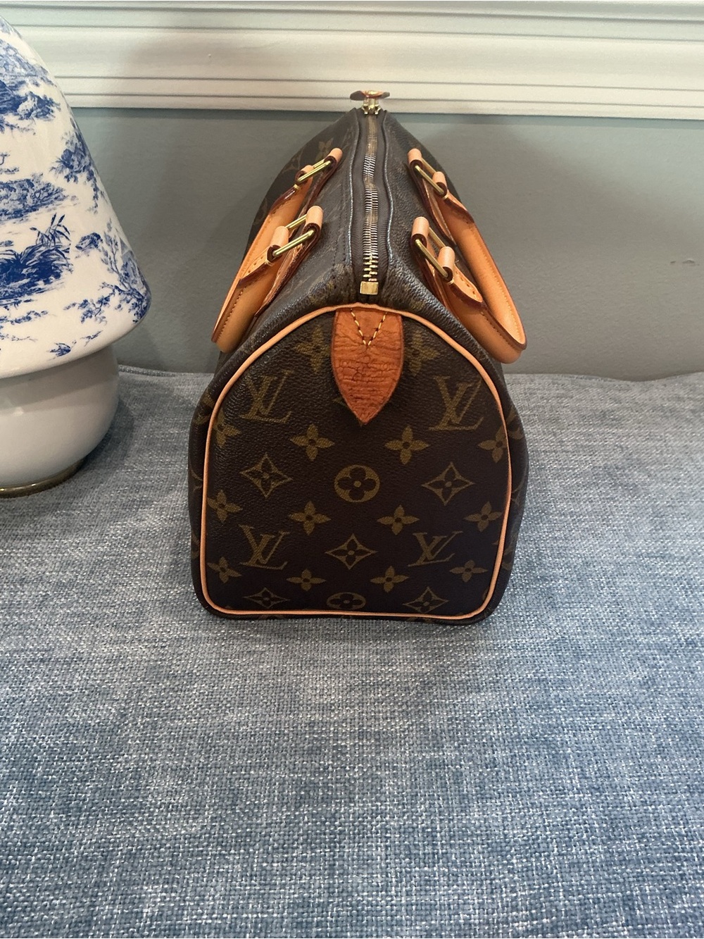 Louis Vuitton Vintage Speedy 25 Monogram | New Vachetta | COA - Picture 4 of 12